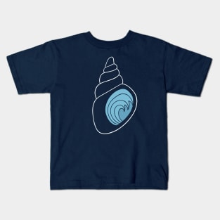 Sea Shell Wave Swell Kids T-Shirt